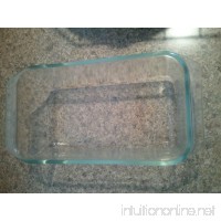 Vinage Pyrex Ovenware 215-b 9 X 5 X 3 Clear Glass Bread  Meatloaf  Bread Pan Collectible - B00HHFOUIY